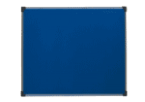 Информационная доска (ткань синяя) 1000x600