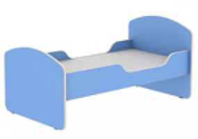 Кровать с бортом 1200x600x600мм