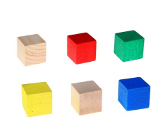Куб деревянный детский