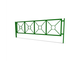 Ограждение металлическое