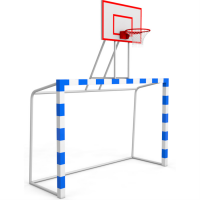 Ворота с баскетбольным щитом из оргстекла